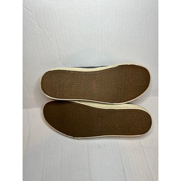 Taos Size 8 Twin Gore Lux Walking Shoes Slip On Leather Sneakers Black Casual - Picture 7 of 11